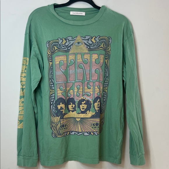 Daydreamer Women's Green Oversized Pink Floyd Graphic T Shirt Size Medium‎ - Picture 4 of 9